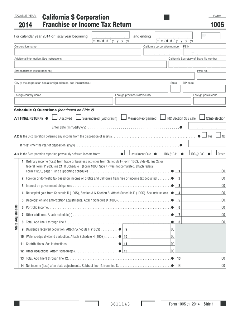 ca 100s instructions 2021 Preview on Page 1