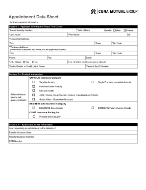 Insurance Agent Appointment Form