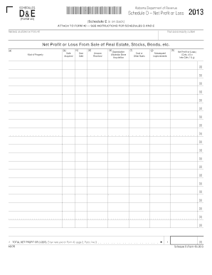 Fillable Online ATTACH TO FORM 40 SEE INSTRUCTIONS FOR SCHEDULES D AND ...