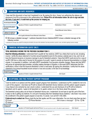 Patient Authorization and Notice of Release of Information