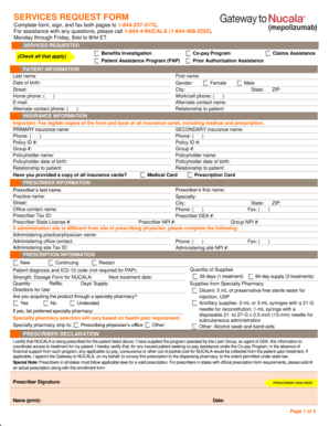 SERVICES REQUEST FORM - NeedyMeds - needymeds