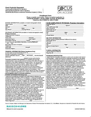 FOCUS ON ACCESS Program Enrollment Form