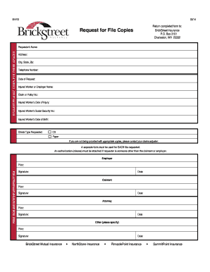 Request for File Copies Form