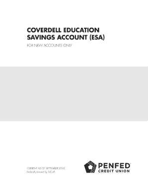 Coverdell Education Savings Account Application