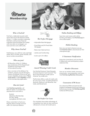 PenFed Membership Application