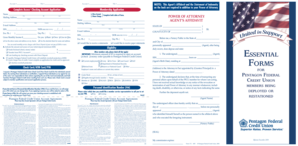 Pentagon Federal Credit Union Checking Account Application