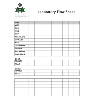 Laboratory Flow Sheet