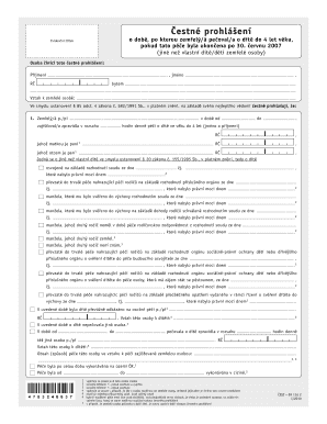 Honorary Declaration of Child Care