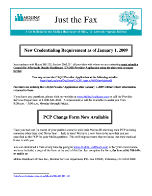 Request to Change Primary Care Provider