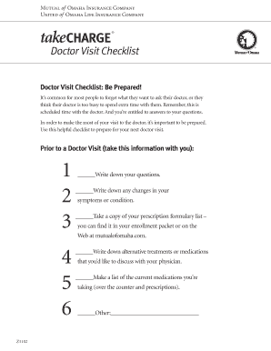 Doctor Visit Checklist