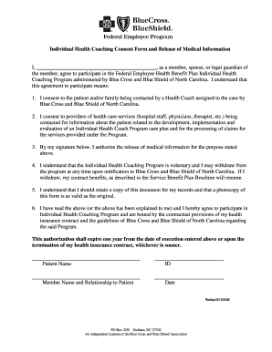 Individual Health Coaching Consent Form