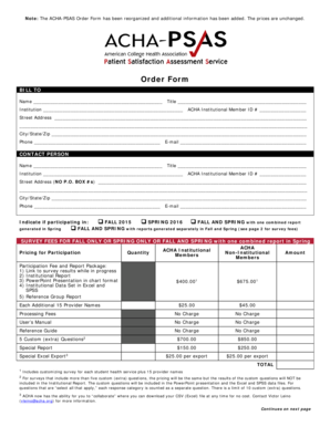 Export invoice excel format - Pricing and Order bFormb - acha