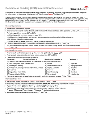 Commercial Building Information Reference