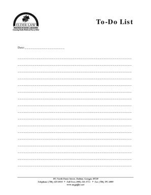 To-Do List Template