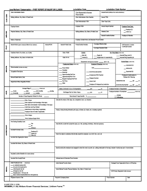 Iowa Workers' Compensation First Report of Injury or Illness