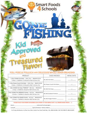 School Food Order Form