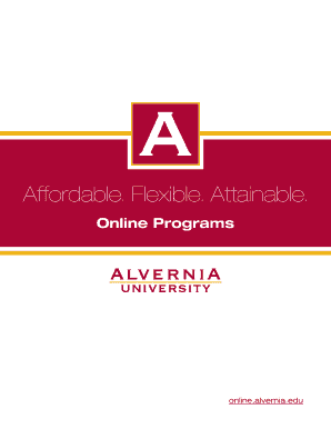 Alvernia University Transcript Release Form