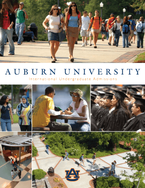 Fillable Online financial admission requirements for ... - Auburn ...
