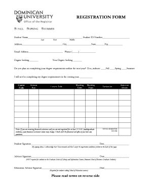 Student Registration Form