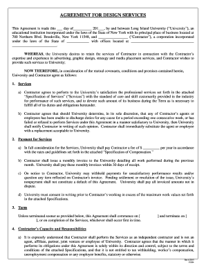 Design Services Agreement