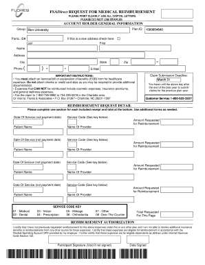 FSADirect Medical Reimbursement Form