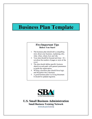 Business Plan Template