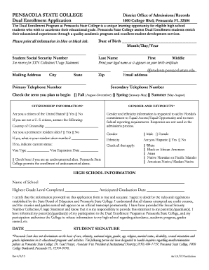 Dual Enrollment Application