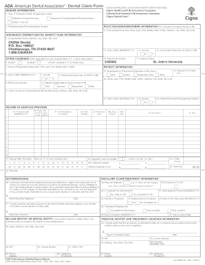 Cigna Dental Claim Form