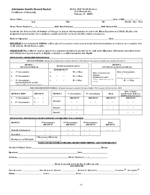 Certificate of Immunity