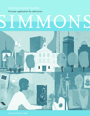 Simmons College First-Year Application
