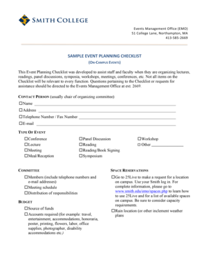 eventplanningchecklist-on campusdocx - smith