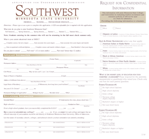 Application for Undergraduate Admission