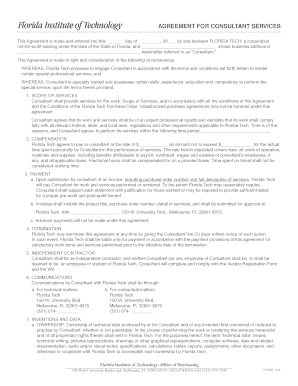 Consultant Services Agreement