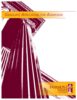 Graduate Application for Admission