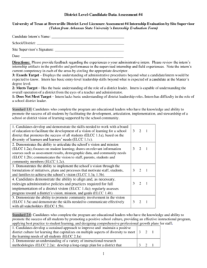 Internship Evaluation Form