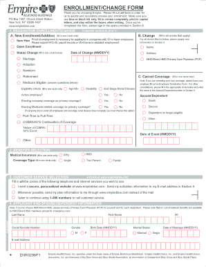 Empire Health Insurance Enrollment Form