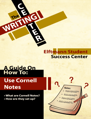 Cornell Notes Template