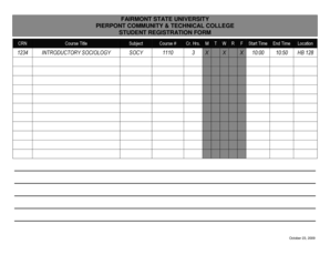 Student Registration Form