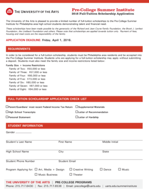 Pre-College Summer Institute - uarts