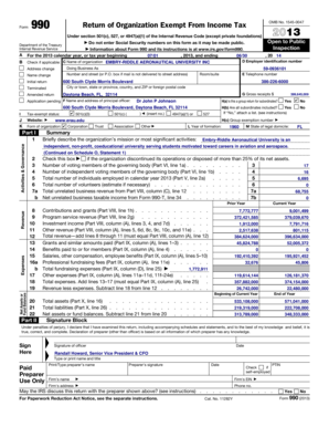Form 990 Return of Organization Exempt From Income Tax