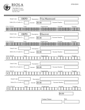 Departmental Deposit Receipt