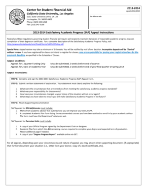 2013-2014 SAP Appeal Form