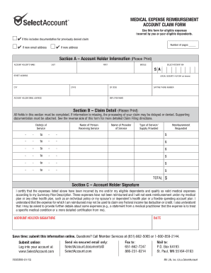 Medical Expense Reimbursement Form