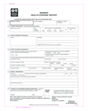 Member Health Expense Report