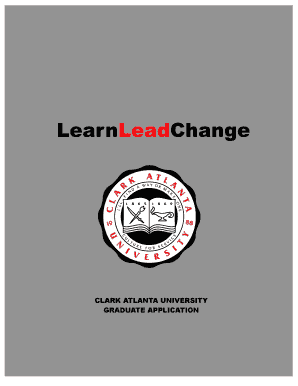 Clark Atlanta University Graduate Application