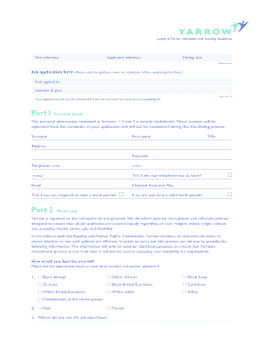 Job Application Form