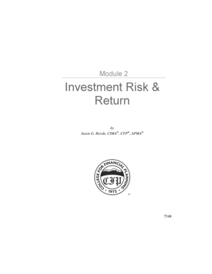 Module 2 Investment Risk Return - CFFP - Home - cffp