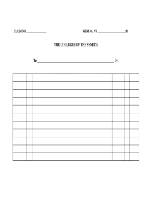 Claim Form