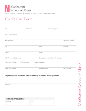 Credit Card Payment Form
