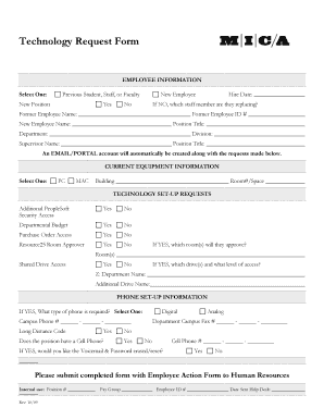 Technology Request Form